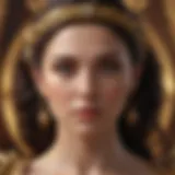 Symbolic representation of Aries Rising traits