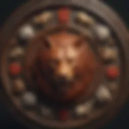Symbolic representation of the twelve animal signs in Chinese astrology