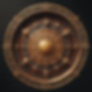 The Lunar Calendar in Chinese Astrology Artistic rendering of the lunar calendar showcasing its significance in astrology