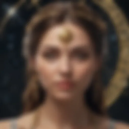 Celestial alignment representing zodiac signs