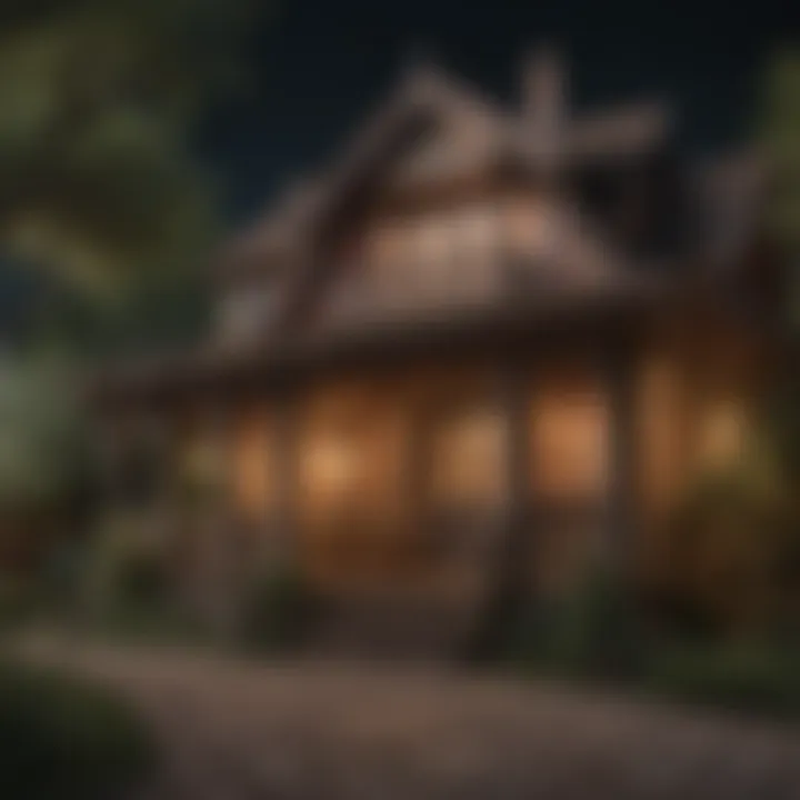 Visual representation of astrological houses and their meanings
