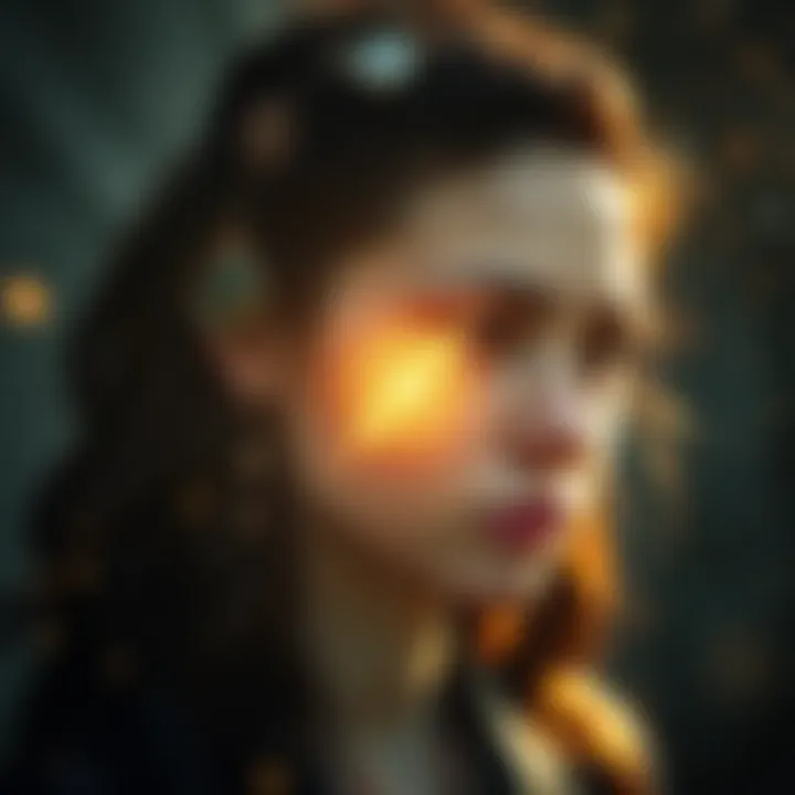 Astrology and Personal Growth Conceptual image showcasing personal growth influenced by astrology