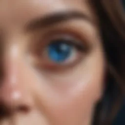 A stunning blue sapphire displaying its deep color and brilliance