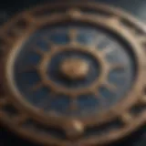 Astrological chart with intricate symbols