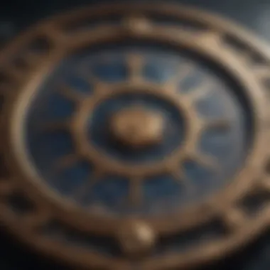 Astrological chart with intricate symbols