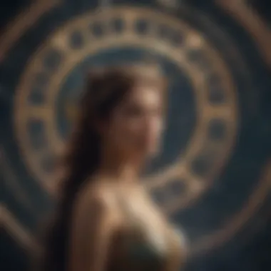 The Celestial Dance of Zodiac Signs A celestial backdrop showcasing zodiac signs