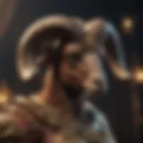 Symbol of Aries, representing courage and initiative