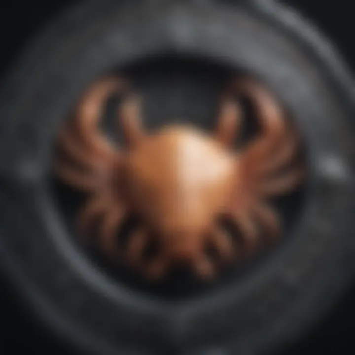 Cancer emblem, representing emotion and intuition