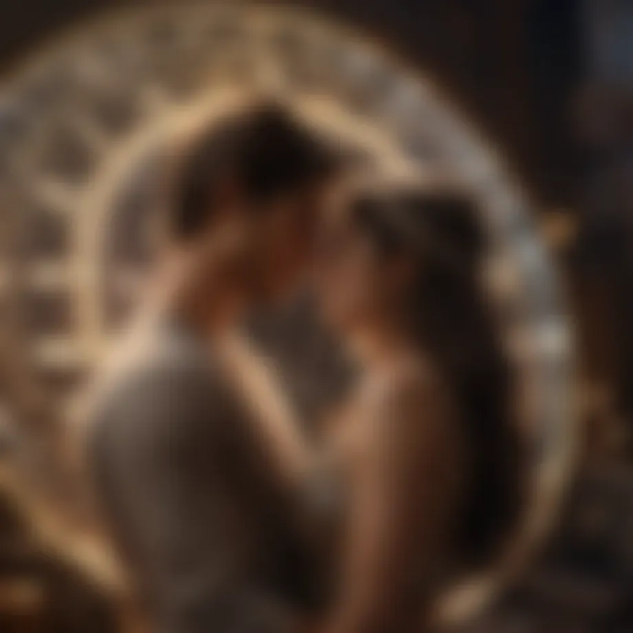 Astrological chart highlighting love influences