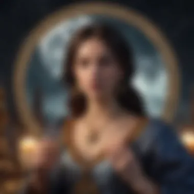 Symbolism: Decoding the Messages of the Moon Tarot Detailed illustration explaining the symbolism in the Moon Tarot Deck