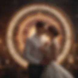 Astrological chart showcasing marriage compatibility