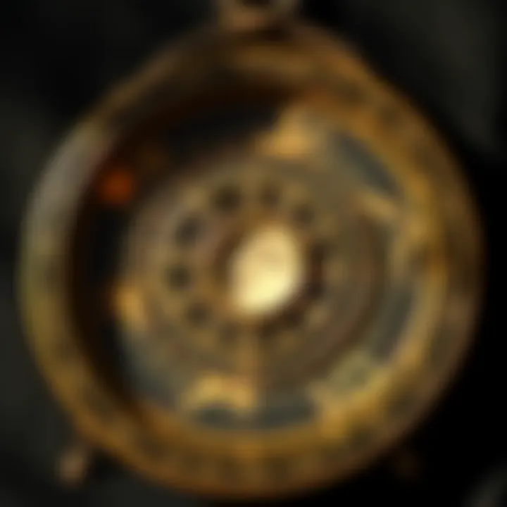 Astrological wheel with highlighted signs