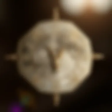 Astrology symbols representing moon and ascendant signs