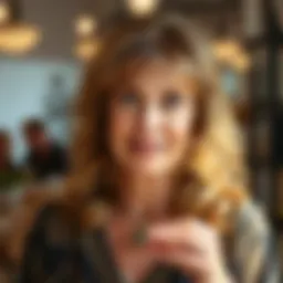 Caroline Casey presenting astrological insights