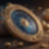 Astrological symbols and smartphone interface
