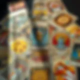 Tarot card spread showcasing various cards