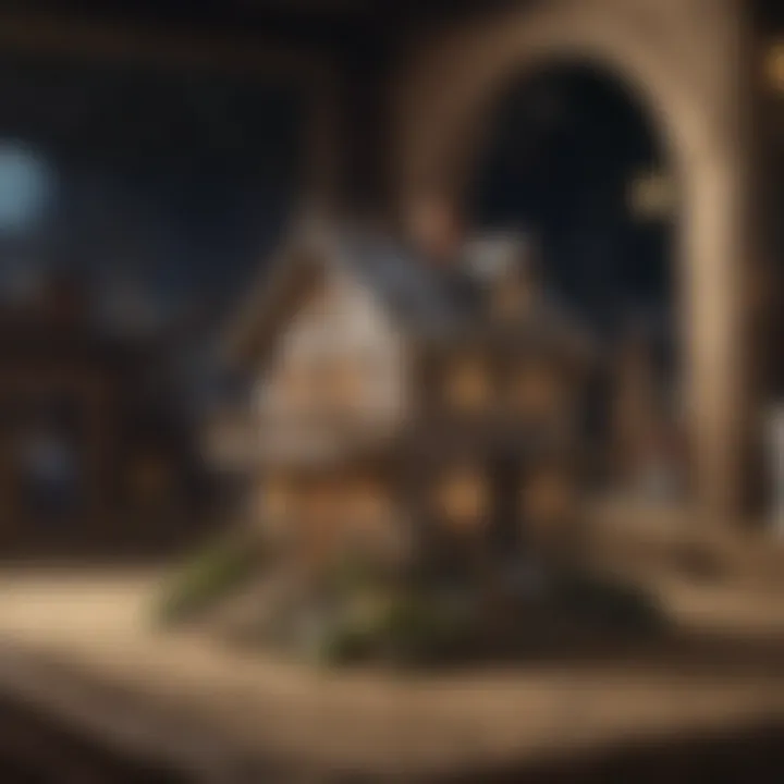 Symbolic representation of personality traits linked to houses