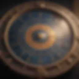 An ancient astrological chart with zodiac signs