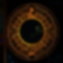 Astrological symbols representing zodiac signs