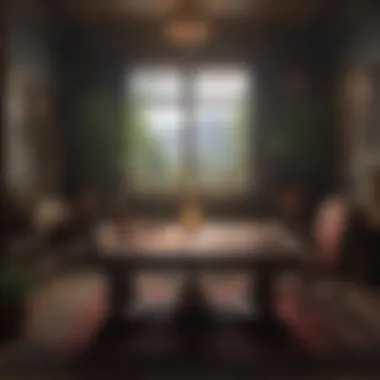 A serene environment for tarot reading, reflecting Libra's quest for balance