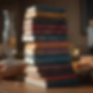 Curated Book Genres for Virgo A stack of books representing various genres favored by Virgos.