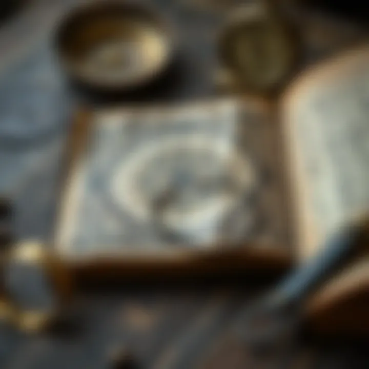 An ancient manuscript illustrating historical astrological practices