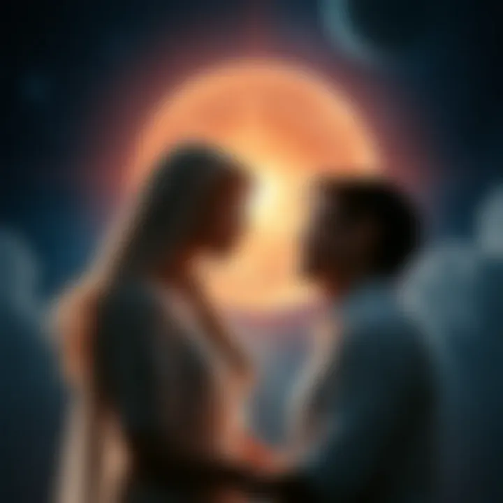 A celestial background representing emotional bonds