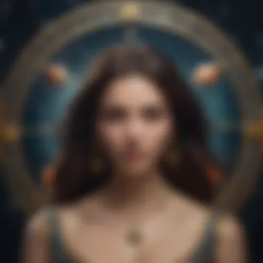Interconnection of Astrology and Numerology A blend of astrology and numerology, showcasing their interconnectedness.