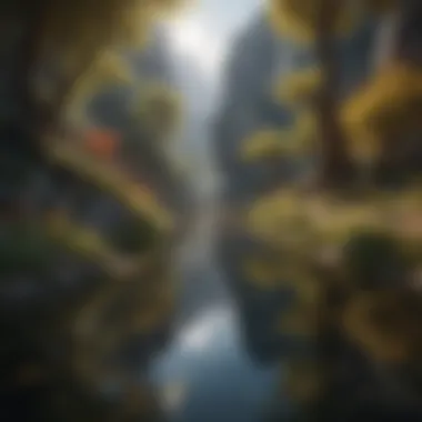 The Journey of the Soul A serene landscape representing the journey of the soul
