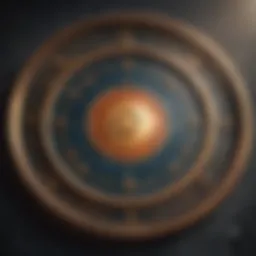 Astrological birth chart with planetary symbols and signs