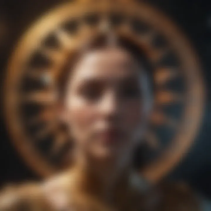 Visual interpretation of cosmic energies affecting personality