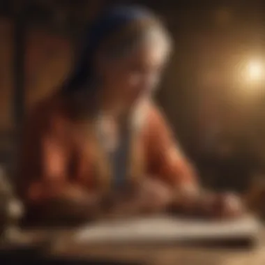 Personal Guidance: Astrologer in Consultation Astrologer consulting with a client