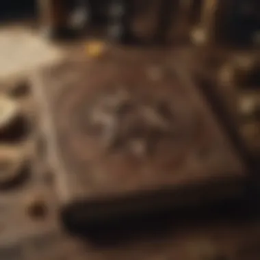The Secrets Within Spellbooks An intricate spellbook opened to a page filled with arcane symbols