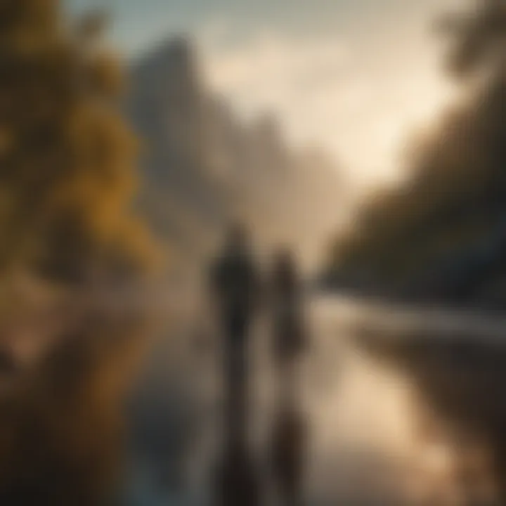 A serene landscape symbolizing the journey towards finding a soulmate