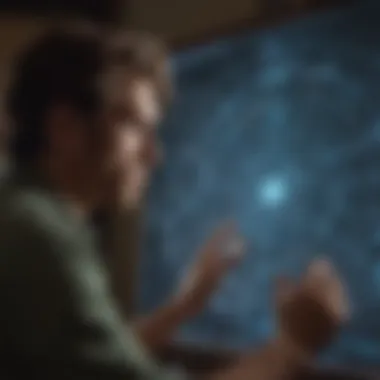 Astrology Enthusiast Deep in Thought Astrology enthusiast analyzing their star chart