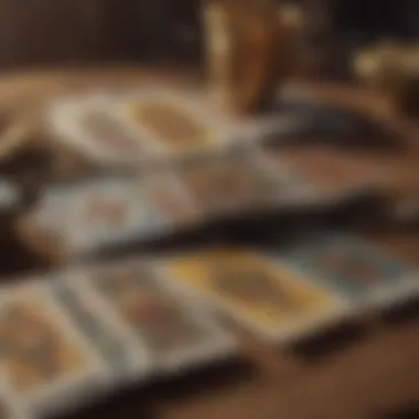 Types of Tarot Cards Illustration of various tarot card types