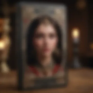 Engaging Tarot App Interface An engaging tarot app interface showcasing card interpretations