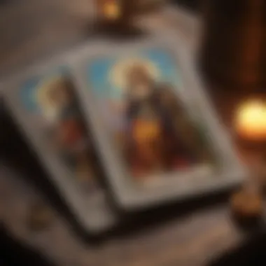 Ancient Tarot Deck An ancient tarot deck illustrating its historical significance