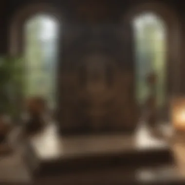 Serene Tarot Reading Space A serene environment for tarot reading