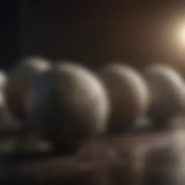 Lunar Phases Through History Artistic representation of lunar phases through history