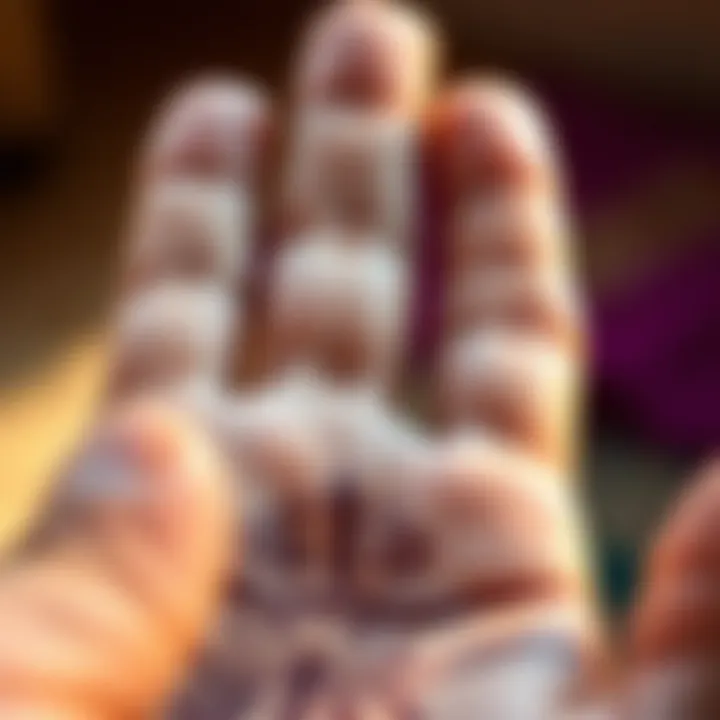 A close-up view of mounts on a palm, illustrating their interpretations and meanings