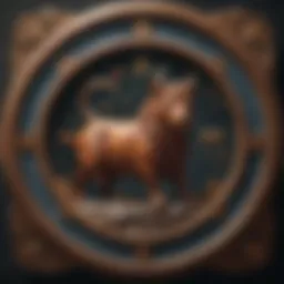 Astrological symbols representing Chinese zodiac signs