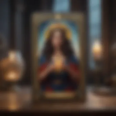 Art of Tarot Interpretation Artistic representation of tarot card interpretations