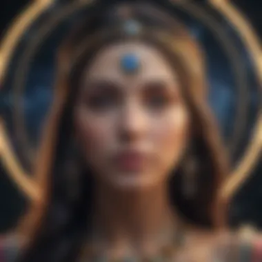Cosmic Connection A cosmic background symbolizing the connection between tarot and astrology
