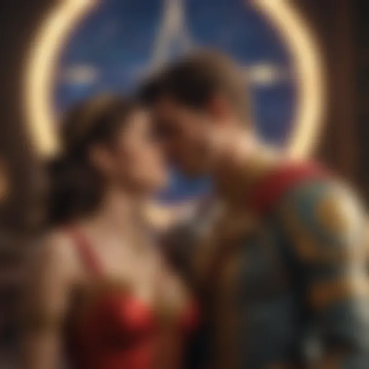 Visual representation of relationship dynamics in astrology