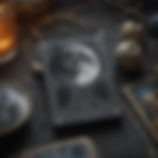 Illustration of the Moon Tarot Deck showcasing its unique cards