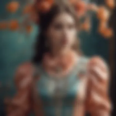 A dreamy outfit arrangement reflecting the whimsical nature of Pisces fashion