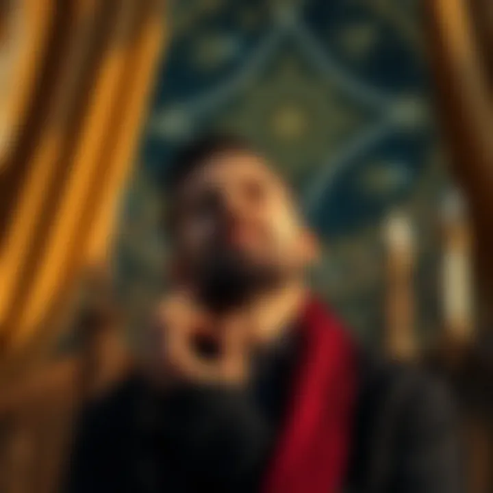 Individual reflecting on astrological guidance