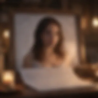 Self-Discovery Through Birth Chart Person reflecting on their birth chart for self-discovery