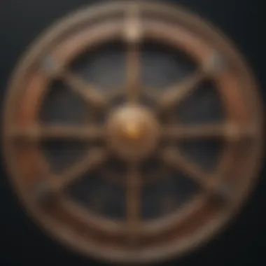 Visual representation of a zodiac wheel with planetary placements